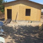 Проект дома «В-77ББ» из СИП-панелей, 77 м² — одноэтажный дом на этапе строительства с двускатной крышей | HotWell.KZ