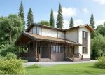 Проект дома «П-163ББ» из СИП-панелей, 163 м² — двухэтажный дом со штукатуркой, кирпичом, деревом и террасой | HotWell.KZ