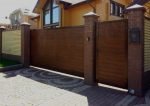 Въездные откатные ворота 4×2,2 метра без калитки — HotWell.KZ