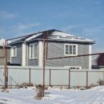 Проект дома «О-185» из СИП-панелей, 185 м² — двухэтажный дом с облицовкой из серого кирпича и черепичной крышей | HotWell.KZ