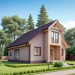 Проект дома М-199 из СИП-панелей, 199 м² — HotWell.KZ
