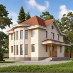 Проект дома С-272 из СИП-панелей, 272 м² — HotWell.KZ