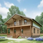Проект дома К-145 из СИП-панелей, 145 м² — HotWell.KZ