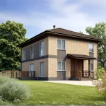 Проект дома Т-209 из СИП-панелей, 209 м² — HotWell.KZ