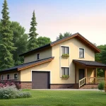 Проект дома Н-160 из СИП-панелей, 160 м² — HotWell.KZ