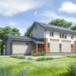 Проект дома Н-175 из СИП-панелей, 175 м² — HotWell.KZ
