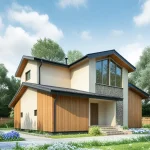 Проект дома А-214 из СИП-панелей, 214 м² — HotWell.KZ