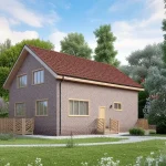 Проект дома В-215 из СИП-панелей, 215 м² — HotWell.KZ