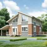 Проект дома С-181 из СИП-панелей, 181 м² — HotWell.KZ