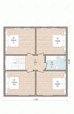 Проект дома «Ч-202» 202 кв.м2 — изображение 3