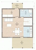 Проект дома «А-121» 121 кв.м2 — изображение 2