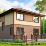 Проект дома А-112 из СИП-панелей, 112 м² — HotWell.KZ