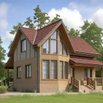 Проект дома Б-126 из СИП-панелей, 126 м² — HotWell.KZ
