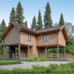 Проект дома Ж-125 из СИП-панелей, 125 м² — HotWell.KZ