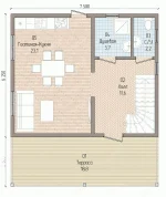 Проект дома «Л-112» 112 кв.м2