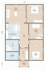 Проект дома «П-116» 116 кв.м2