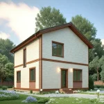 Проект дома П-126 из СИП-панелей, 126 м² — HotWell.KZ