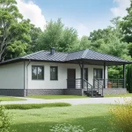 Проект дома С-90 из СИП-панелей, 90 м² — HotWell.KZ