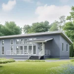 Проект дома С-96 из СИП-панелей, 96 м² — HotWell.KZ