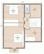 Проект дома «С-131» 131 кв.м2 — изображение 3