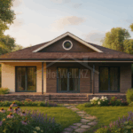 Проект дома Н-196 из СИП-панелей, 196 м² — HotWell.KZ