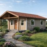 Проект дома Е-43 из СИП-панелей, 43 м² — HotWell.KZ