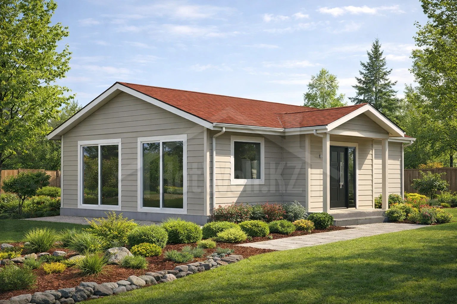 task_01kkrh2w6ze0va049h3rrf6ys21 Проект дома "Д-100" 100кв.м2 Дастан — изображение 1