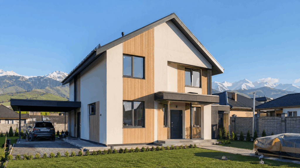 Современный дом из СИП панелей в Алматы — сейсмостойкое строительство