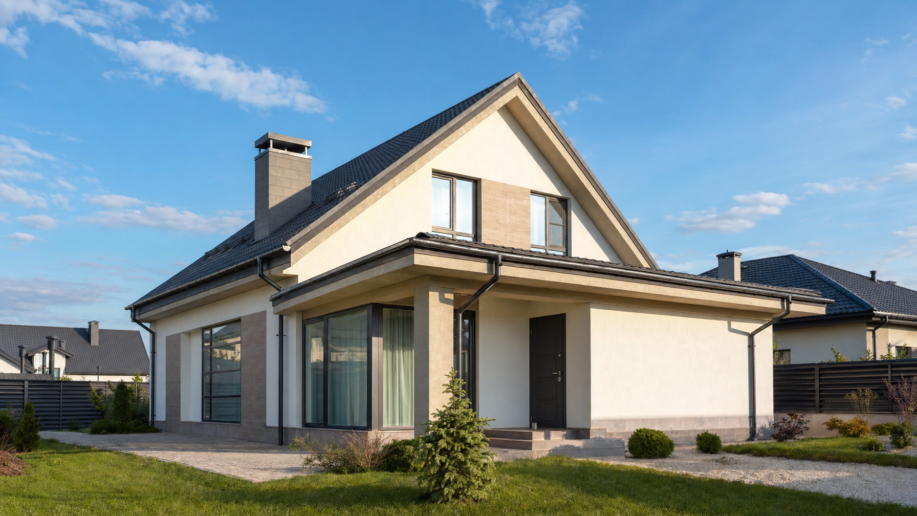 Современный дом из СИП панелей в Казахстане