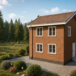 Проект дома «А-100», 100 м² — дом из СИП-панелей под ключ, 2 этажа | HotWell.KZ