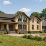 Проект дома «Б-289», 289 м² — дом из СИП-панелей под ключ, 2 этажа | HotWell.KZ