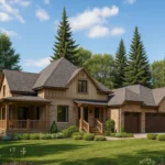 Проект дома «Г-437», 437 м² — дом из СИП-панелей под ключ, 2 этажа | HotWell.KZ