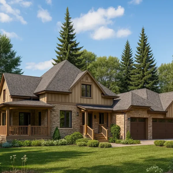 Проект дома «Г-437», 437 м² — дом из СИП-панелей под ключ, 2 этажа | HotWell.KZ