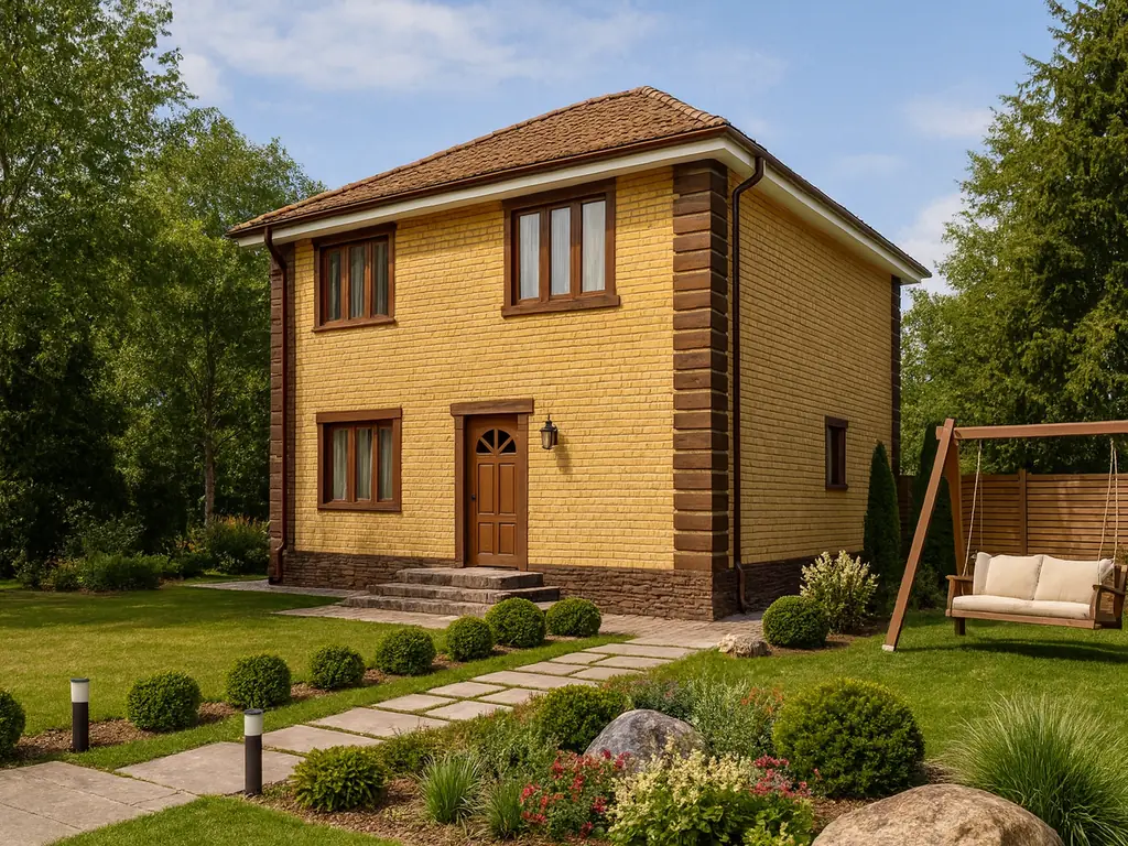 Проект дома «К-180», 180 м² — дом из СИП-панелей под ключ, 2 этажа | HotWell.KZ