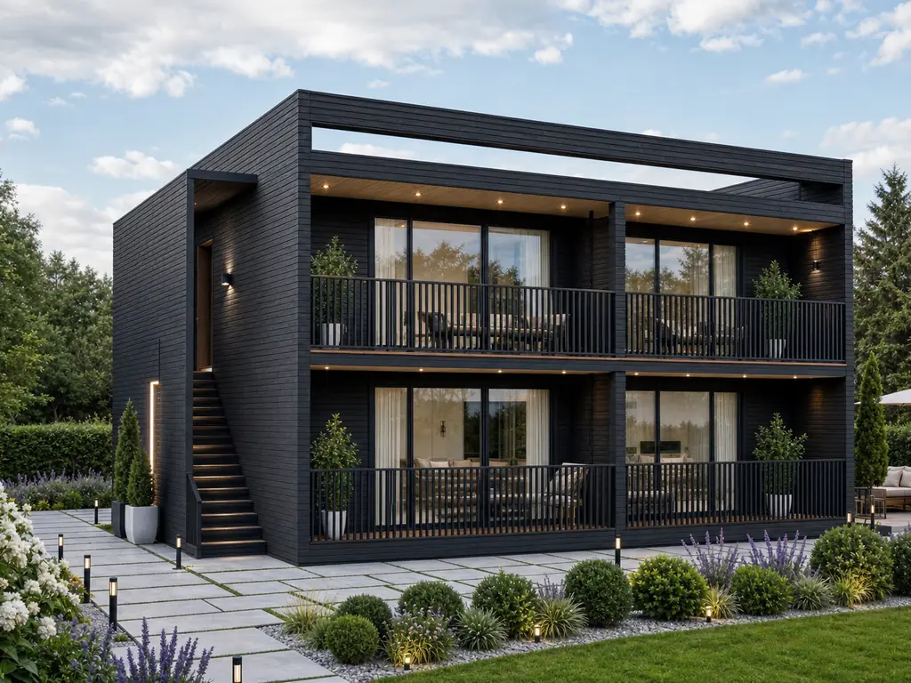 Проект дома «К-279», 279 м² — дом из СИП-панелей под ключ | HotWell.KZ