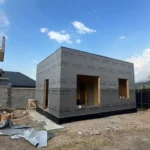 Строительство дома из СИП-панелей 38 м², Талгар (Сагымжан) — монтаж и обшивка Изоспан | HotWell.KZ