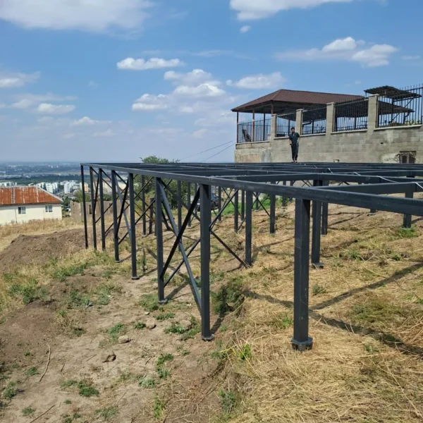 Строительство дома на стальном каркасе 161 м², Бесагаш (Аида) | HotWell.KZ