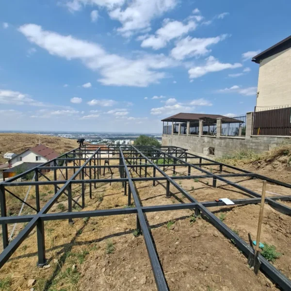 Строительство дома на стальном каркасе 161 м², Бесагаш (Аида) | HotWell.KZ